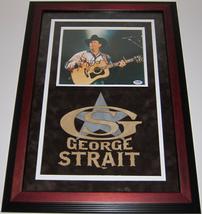 George Strait Signed Photo 202//214